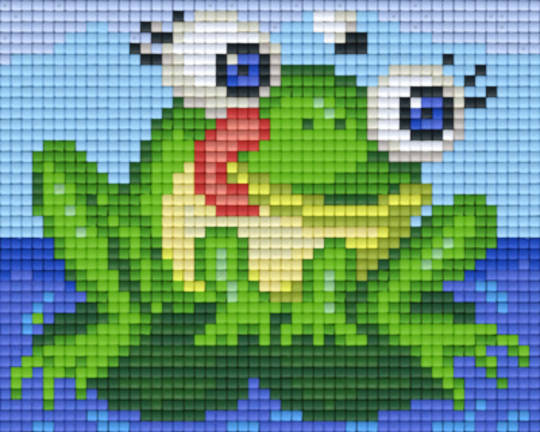Frog One [1] Baseplate PixelHobby Mini-mosaic Art Kits